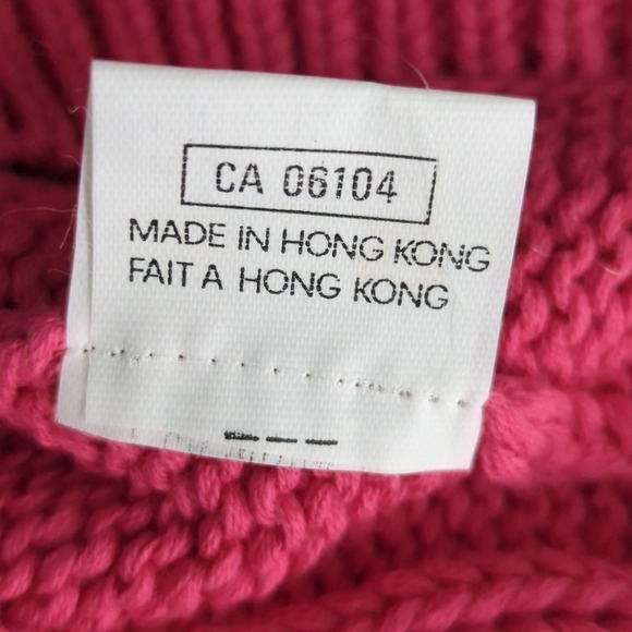 *VINTAGE* DELLA SPIGA Pink Knitted Sweater - Picture 7 of 7